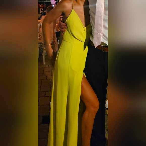 Stunning neon formal dress Stunning neon formal dress